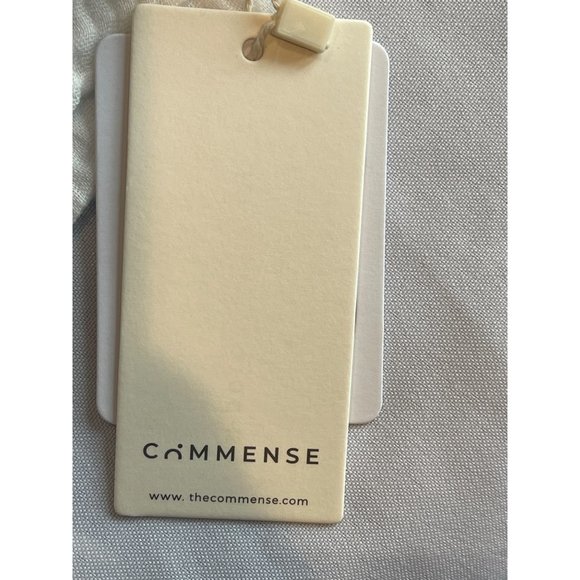 NWT Commense Short Beach/Cover-up Romper White Women’s Sz. M - Picture 2 of 4